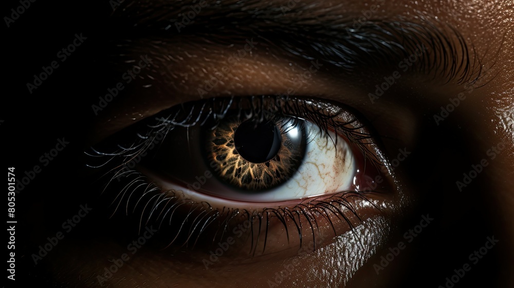glare eyes in the dark In the second photograph