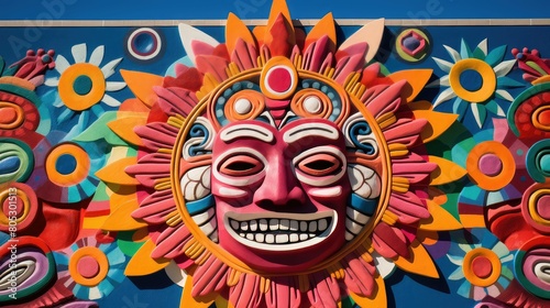 artist aztec sun god