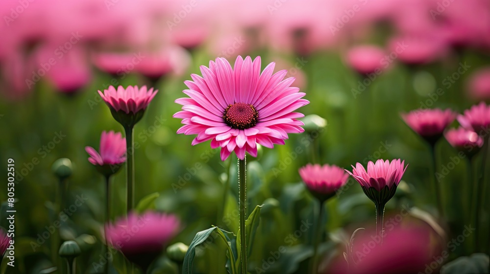 bloom pink daisy