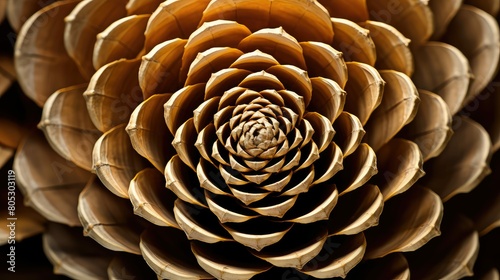 pinecone golden ratio nature © vectorwin
