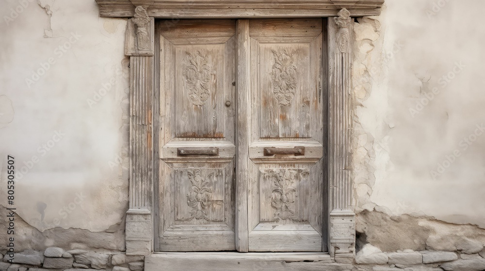 Fototapeta premium color light weathered wood