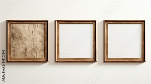 wall brown wood frame