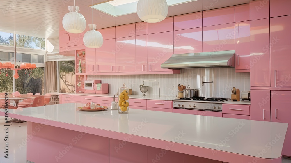 Fototapeta premium countertops home pink
