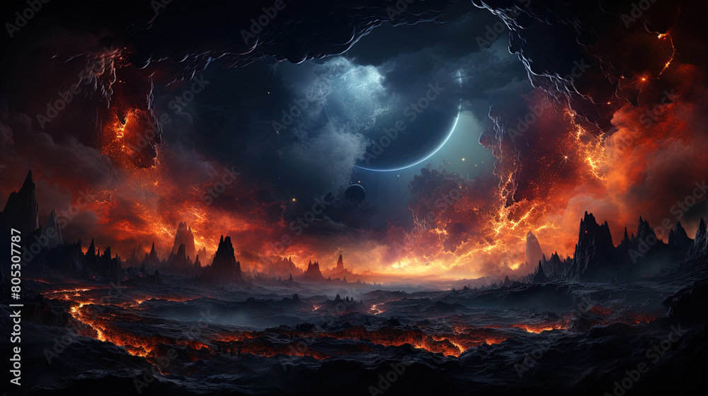 A Black Hole Surrounded By A Nebula And Space Cosmos Cloudscape Background A Black Hole Surrounded By A Nebula And Space Cosmos Cloudscape Background