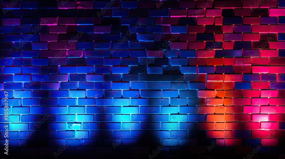 geometric brick wall neon lights geometric brick wall neon lights