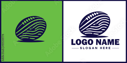 baseball icon Softball Hardball Sphere flat logo sign symbol editable vector