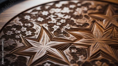 intricate engraved stars