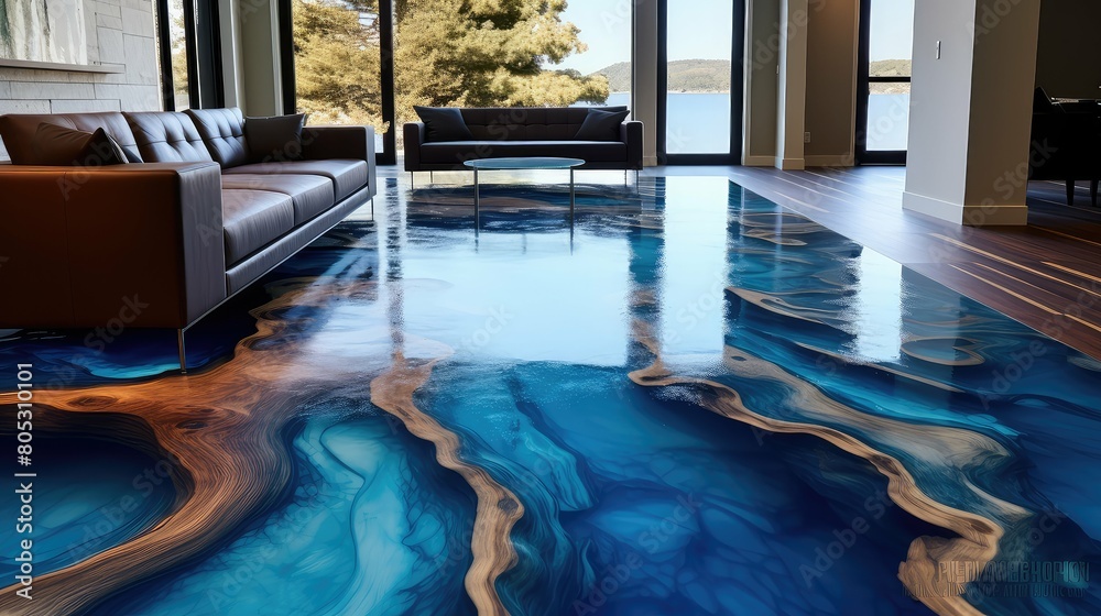 Obraz premium coating epoxy pour