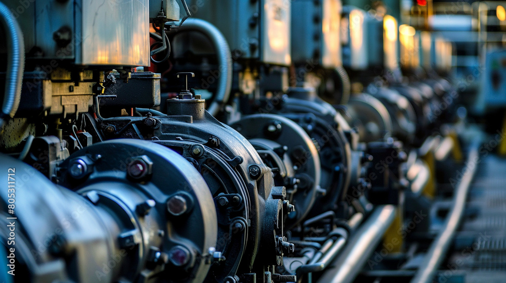 Fototapeta premium Oil and gas production industry.