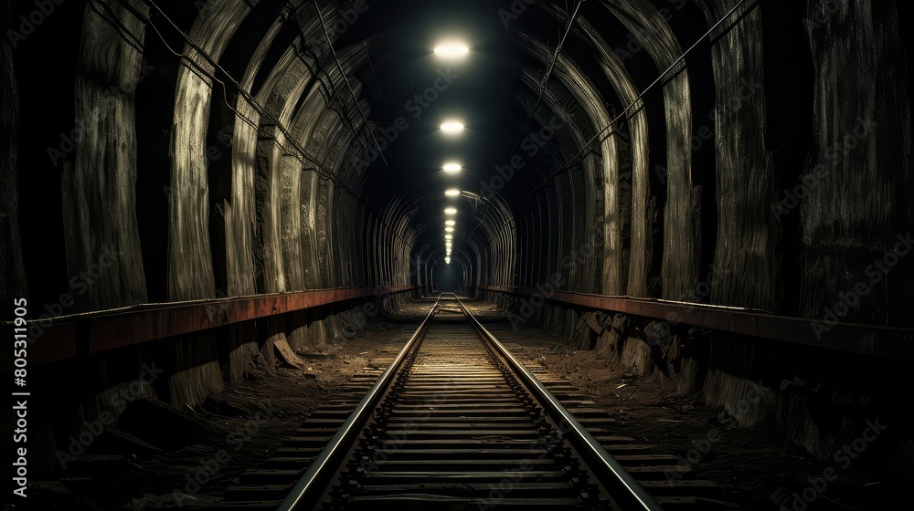 journey light in tunnel