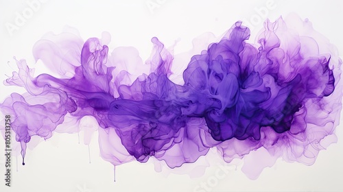blending purple ink