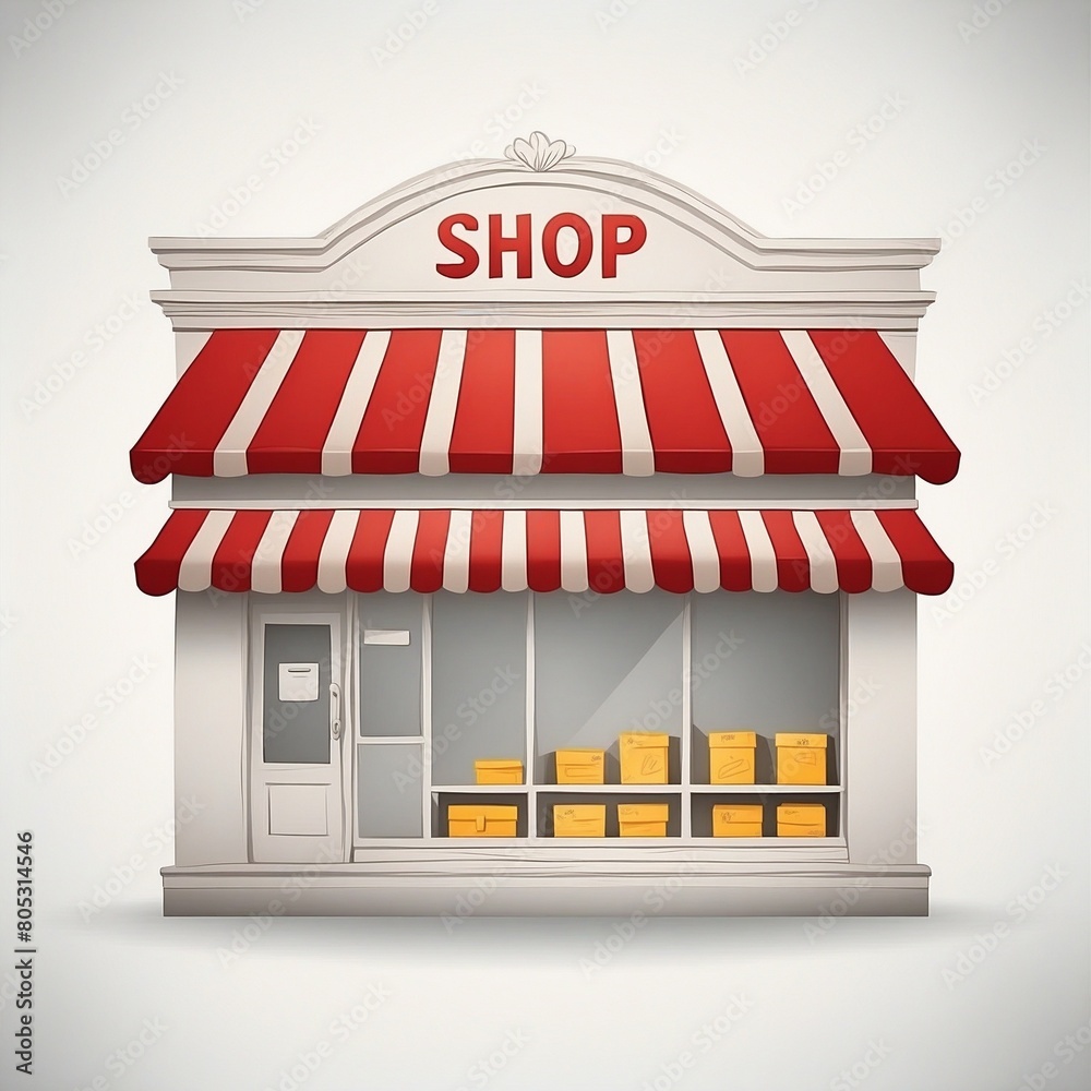 shop on a white background shop on a white background