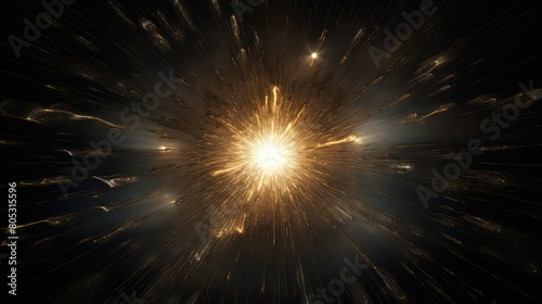 explosion bursting star