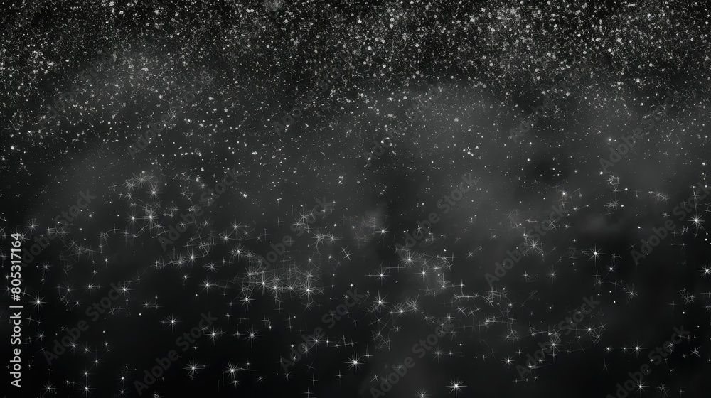 Obraz premium clusters gray stars background