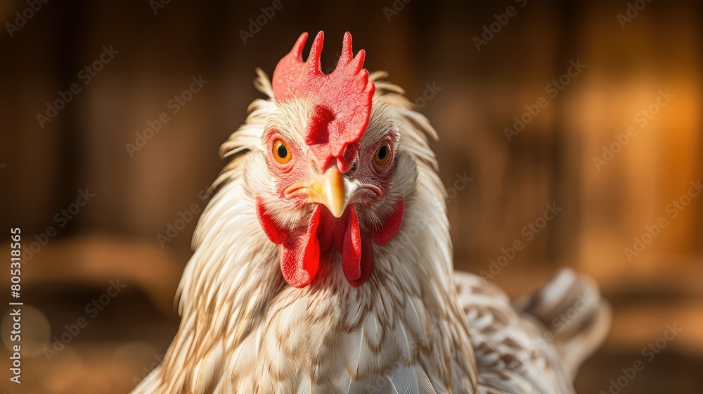 sustainable bio chicken farm The second photo shows