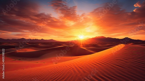 desert horizon sun