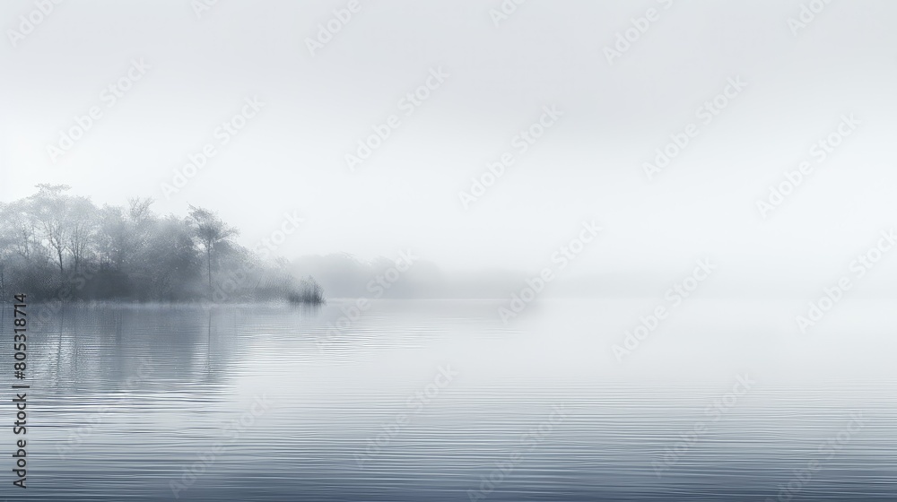Fototapeta premium photo subtle grey background A serene landscape photo of