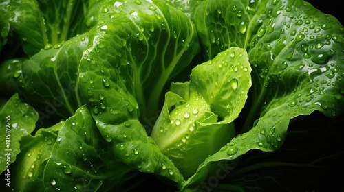 green water cabbage vegetable photo