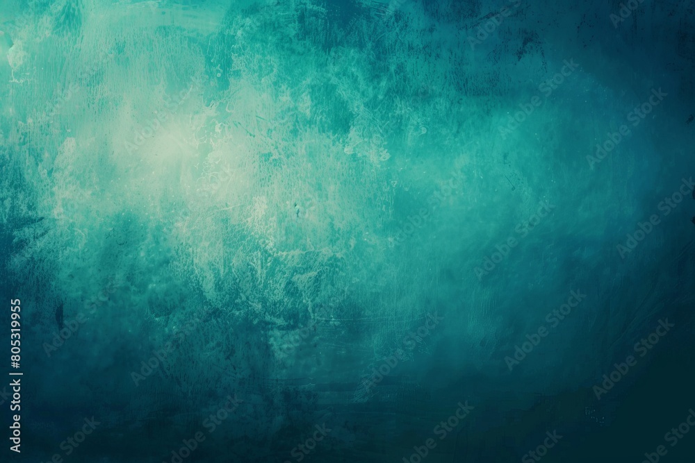 Sage aquamarine grainy color gradient background glowing noise texture cover header poster design