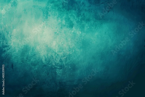 Sage aquamarine grainy color gradient background glowing noise texture cover header poster design