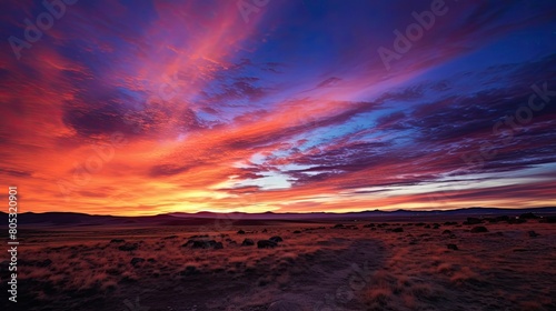orange clouds stars