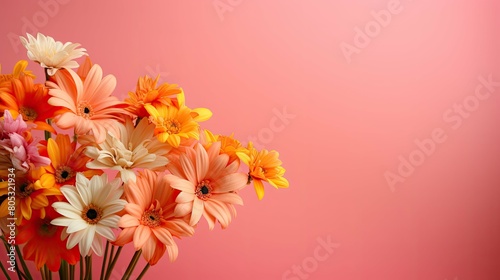 seamless pink and orange background photo