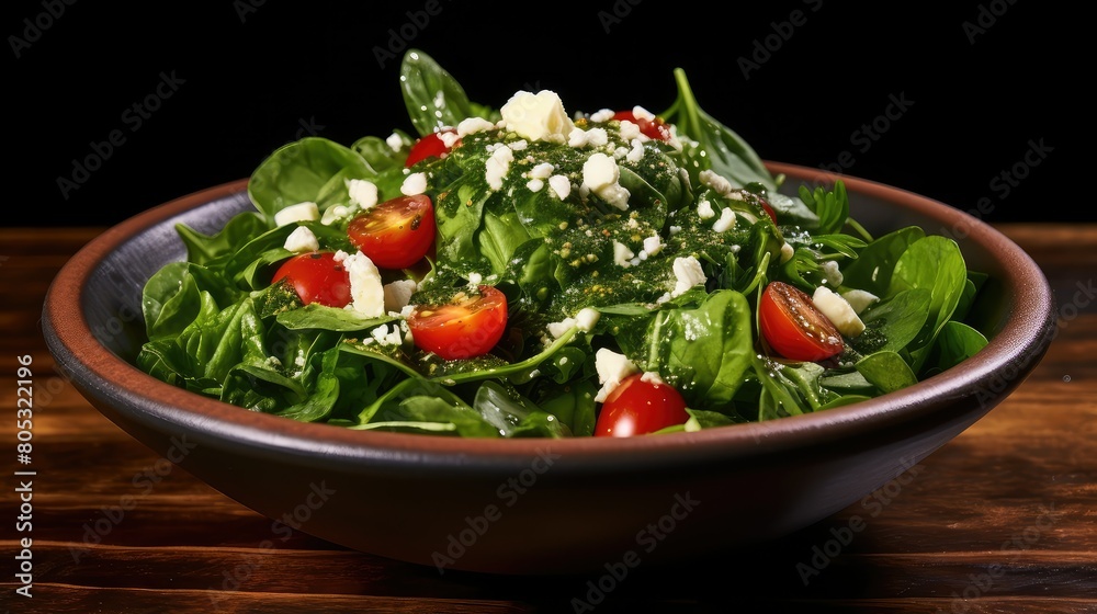 vibrant salad spinach green vibrant salad spinach green