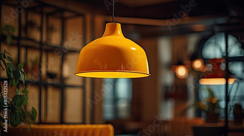 hanging yellow lamp © vectorwin