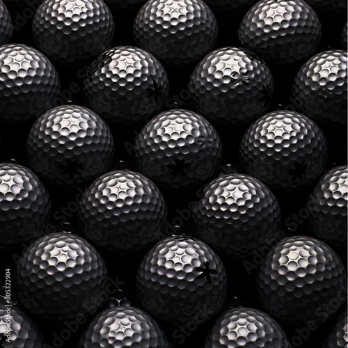 Black golf balls 