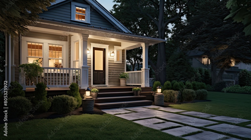 sophistication exterior home lighting