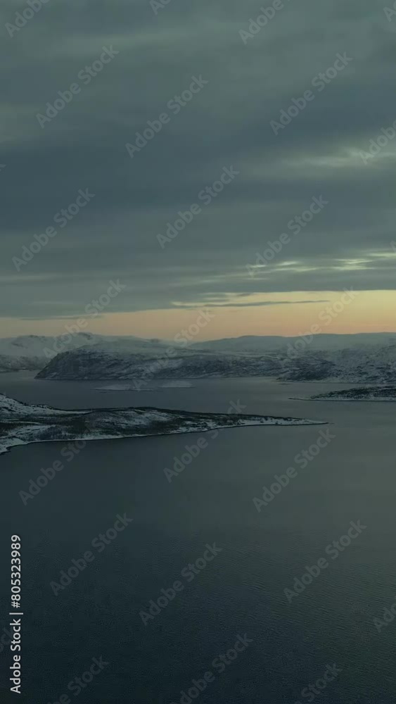 Aerial view of beautiful Norway landscape Aerial view of beautiful Norway landscape