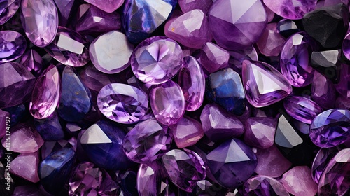 iolite purple gems photo