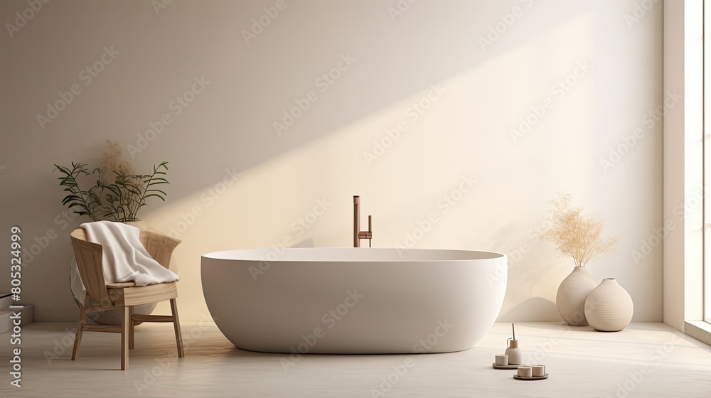 atmosphere blurred minimalist interior design