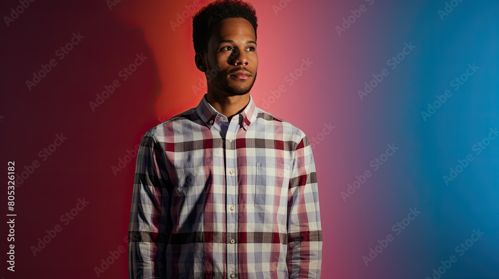 Obraz premium contrast light flannel pattern
