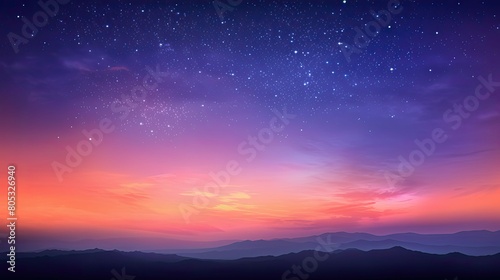 purple stars gradient