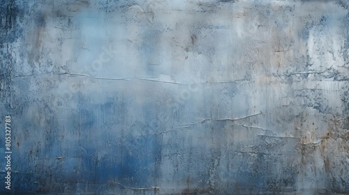 lit blue silver metal background