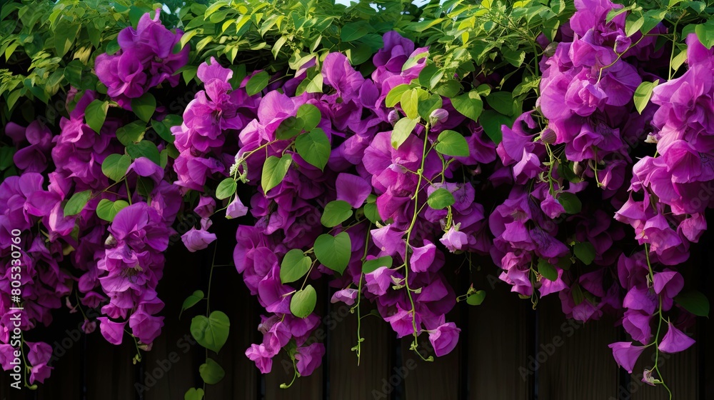 Fototapeta premium vine purple sweet pea