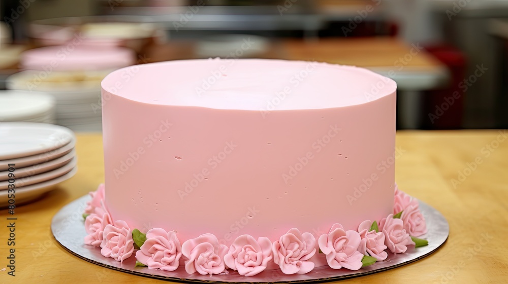 Naklejka premium light pink blank