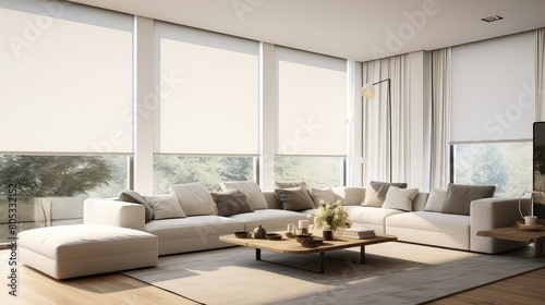 drapes interior design window shade © vectorwin