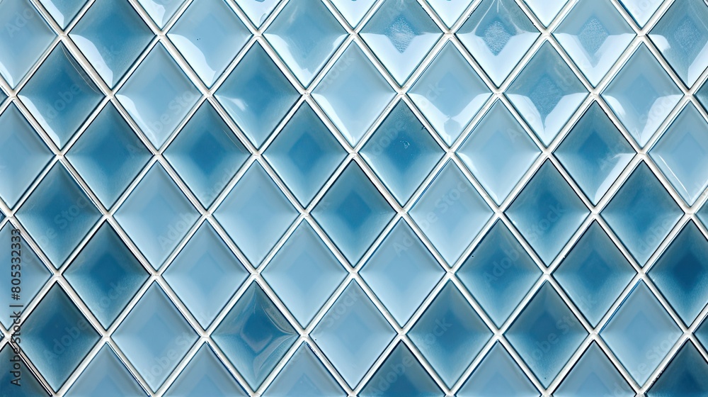 Fototapeta premium tile light blue geometric pattern