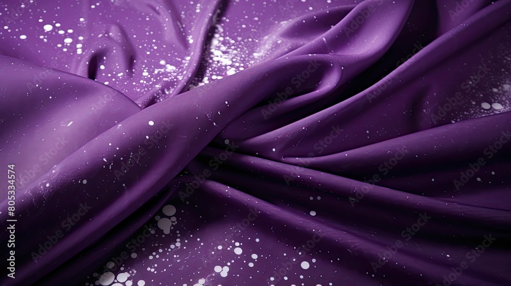 fabric purple splatter
