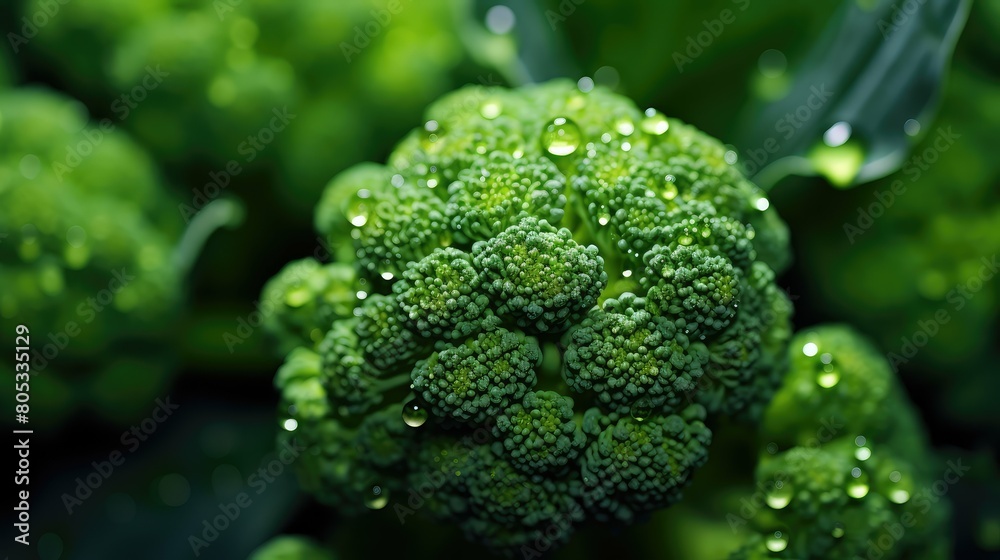 floret macro broccoli fresh floret macro broccoli fresh