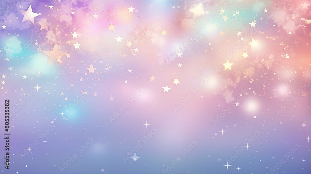 Obraz premium sky colorful star background