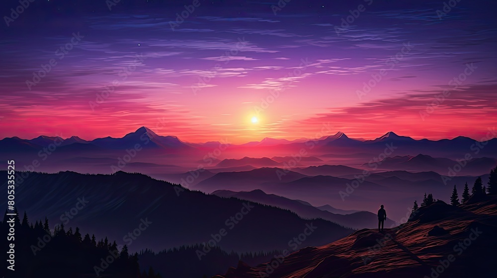 Fototapeta premium astronomy sun moon and stars