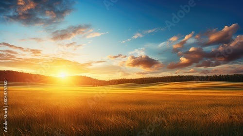warmth grass and sun © vectorwin