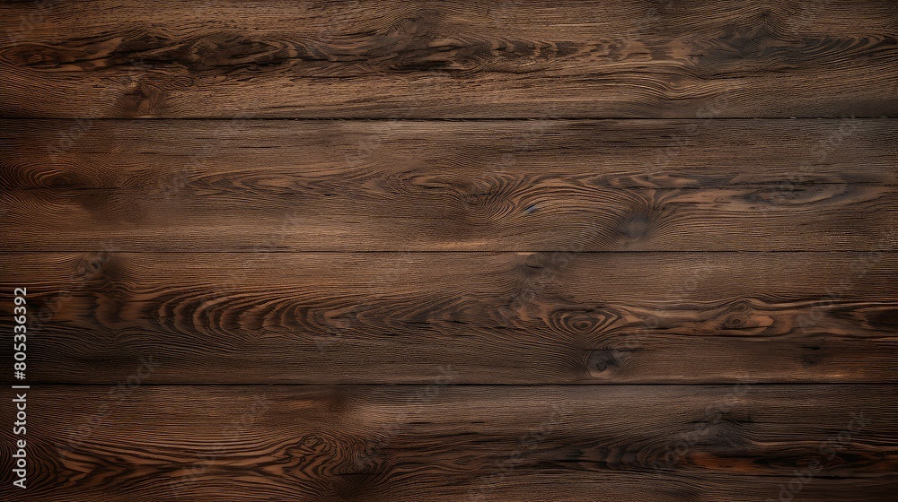 Fototapeta premium character dark brown wood texture