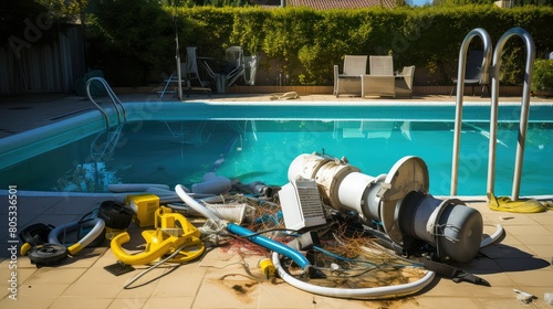 chlorinator pool equipment photo