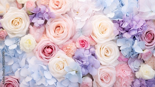 Fototapeta Naklejka Na Ścianę i Meble -  peonies pastel ombre