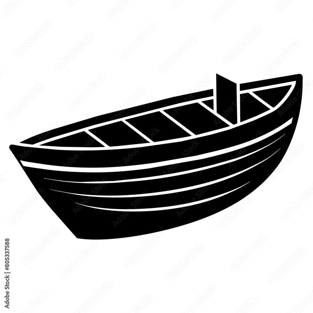 Dingy boat icon vector art illustration, (7) Dingy boat icon vector art illustration, (7)