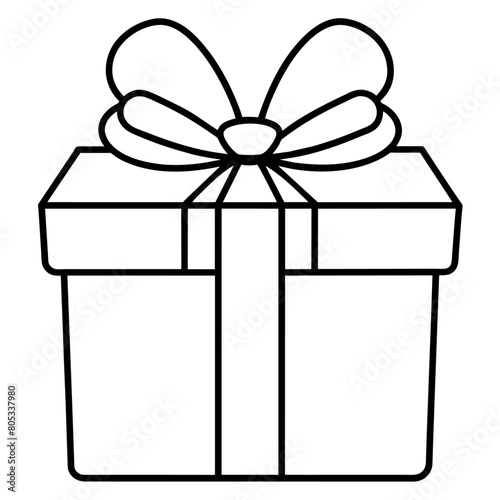 Gift Box Icon vector art illustration (6)